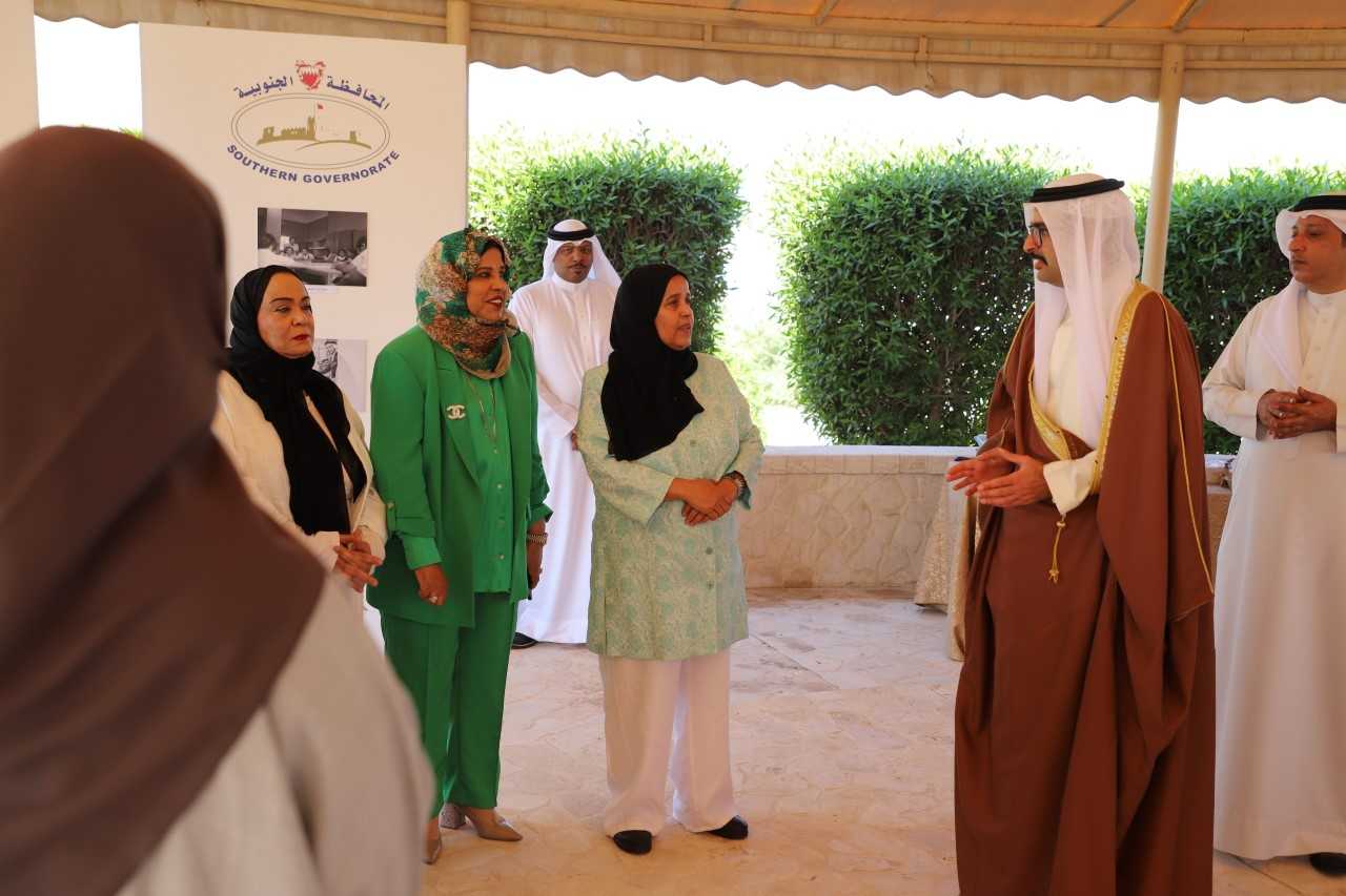 سمو محافظ الجنوبية يشهد فعالية المحافظة بمناسبة يوم المرأة البحرينية<